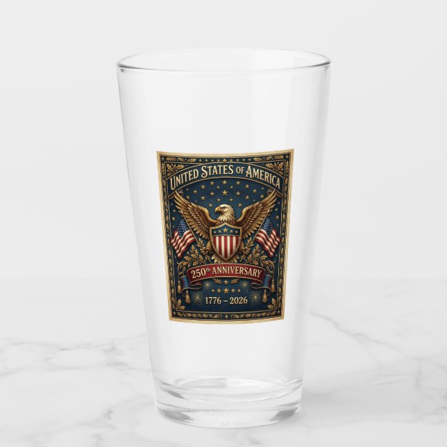 America's 250th Version 1    Glass (Front)