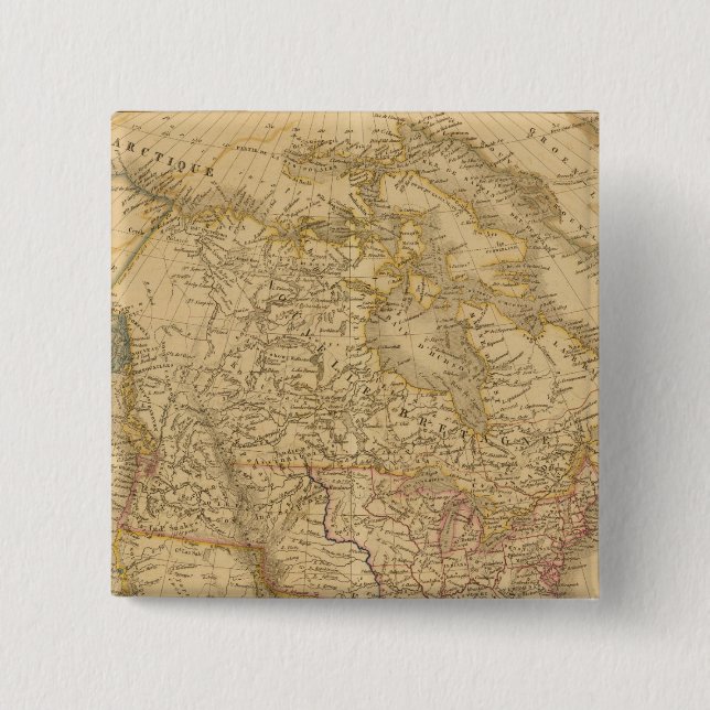 Americas 2 inch square button (Front)