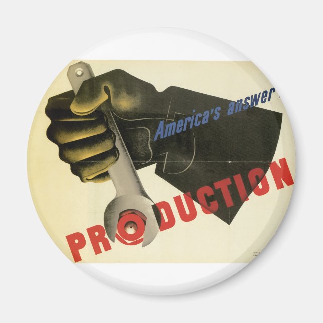 America's Answer! Production Magnet (Front)