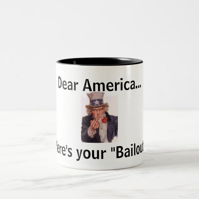 America's Bailout Mug (Center)