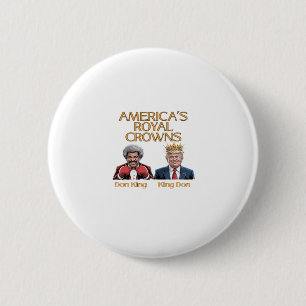 America's Crowns And Don Graphic 2 Inch Round Button
