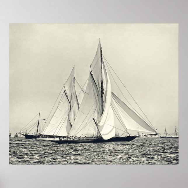America's Cup 1892 Poster (Front)