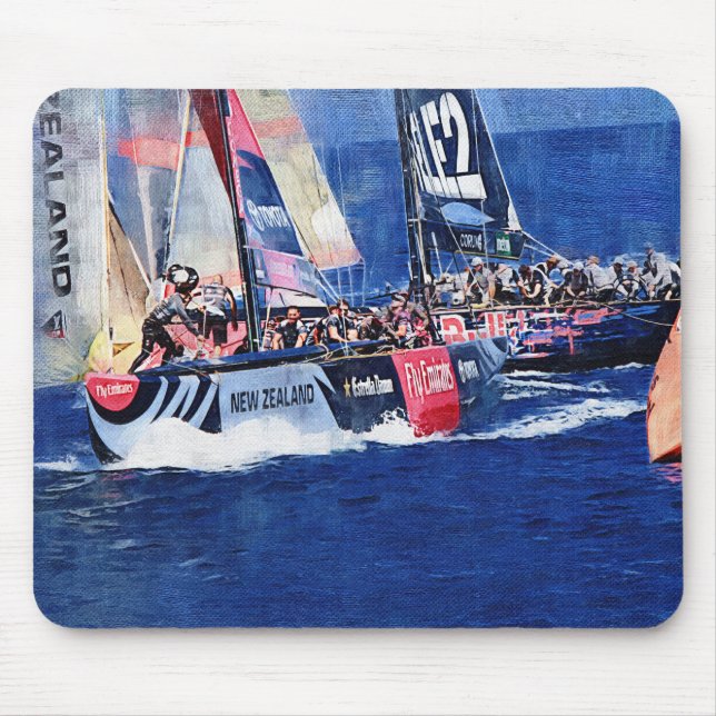 America's Cup, Valencia Spain 2007, Team New Zeala Mouse Pad (Front)