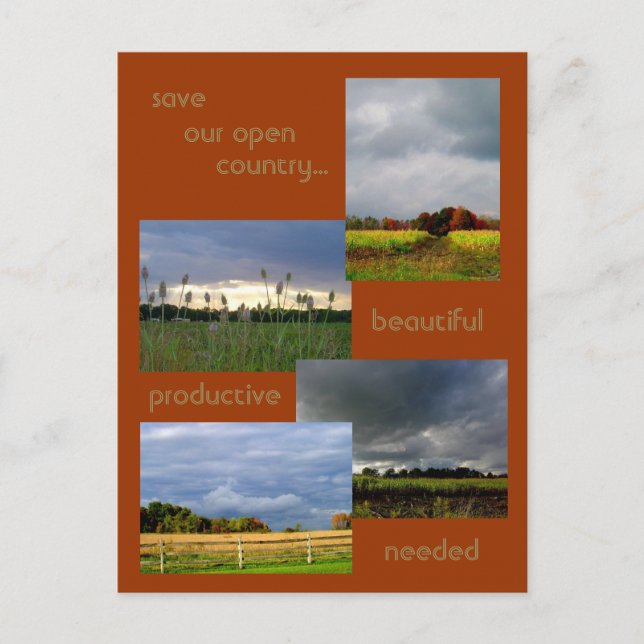 America's Farmlands 2 photo postcard (Front)