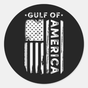 Americas Gulf - Gulf Of Usa America Vintage Americ Classic Round Sticker