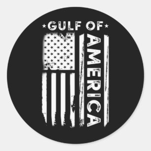 Americas Gulf - Gulf Of Usa America Vintage Americ Classic Round Sticker