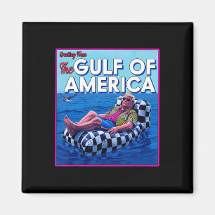 America's Gulf Mexico Presdent Sombrero Summer Magnet