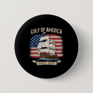 Americas Gulf Mexico Presdent Trump Est 2025 Ameri 2 Inch Round Button