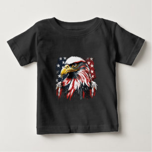 America's Majestic Eagle Baby T-Shirt
