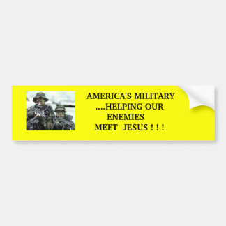 America's Military Bumper Sticker