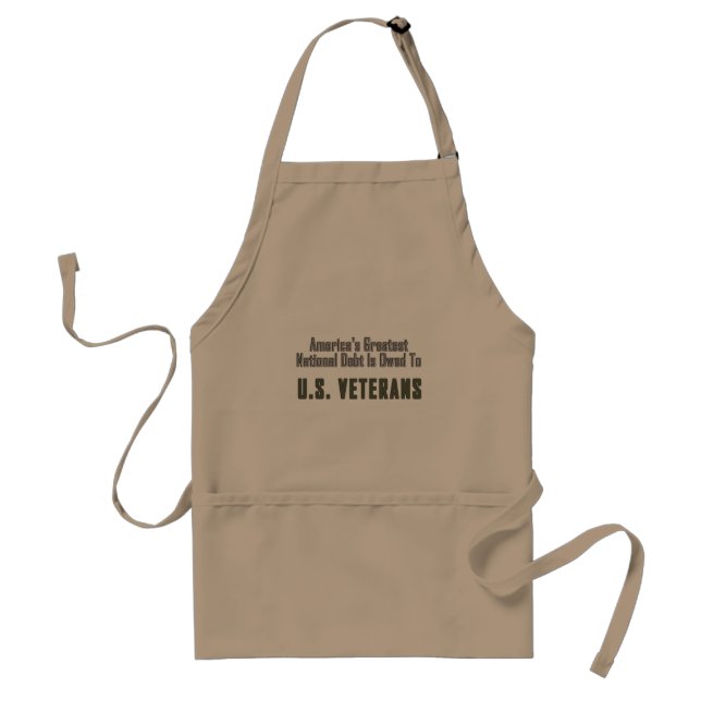 America's National Debt to Veterans Standard Apron (Front)
