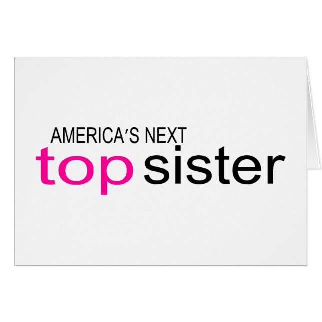 Americas Next Top Sister (Front Horizontal)