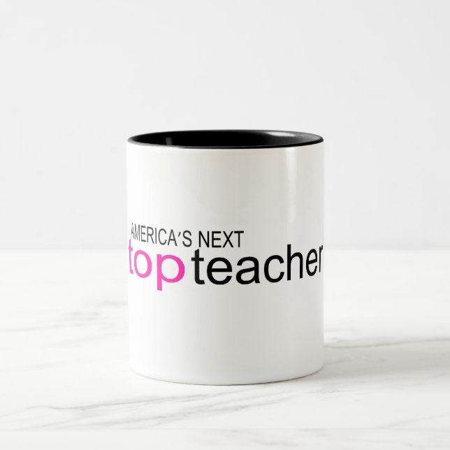 Americas Next Top Teacher Two-Tone Coffee Mug (Center)