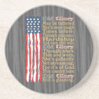 America's Old Glory Distressed Banner Poem