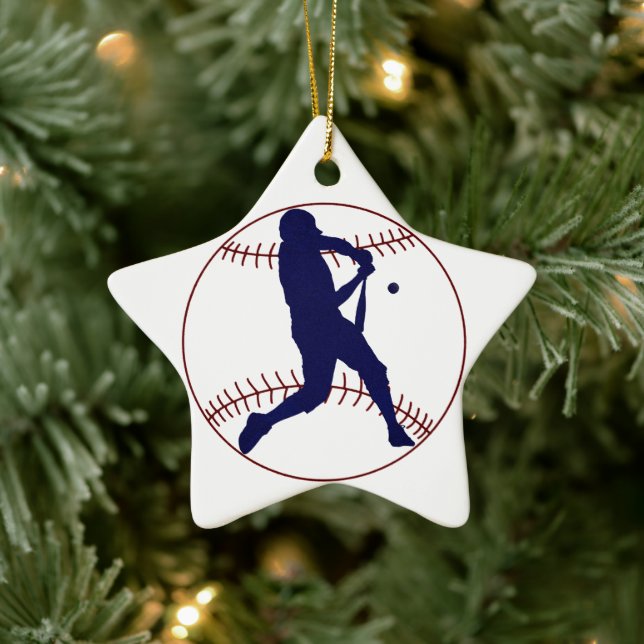 America's Pastime Ceramic Ornament (Tree)