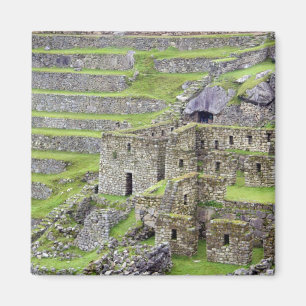 Americas, Peru, Machu PIcchu. The ancient 2 Magnet