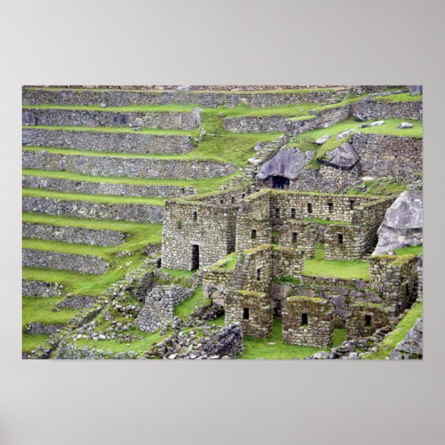 Americas, Peru, Machu PIcchu. The ancient 2 Poster (Front)
