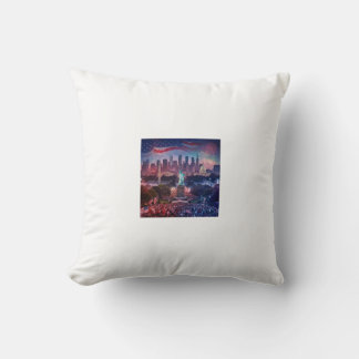 America's Pride Shines' 🏡 decoration Throw Pillow