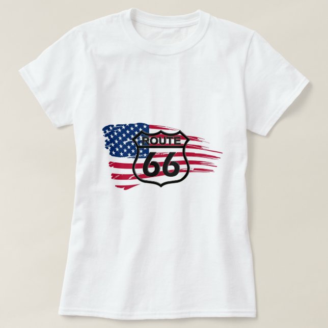 America's Route 66 T-Shirt (Design Front)