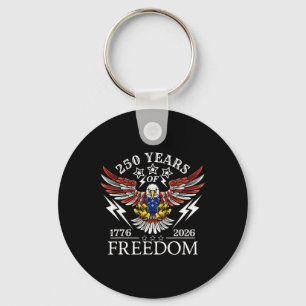 Americas Semi Quincentennial 250th Anniversary Com Keychain