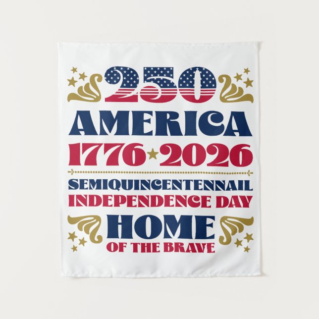 America's Semiquintcentennial Patriotic Tapestry (Front)