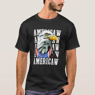 Americaw Eagle American Flag Bandana Patriotic Usa T-Shirt