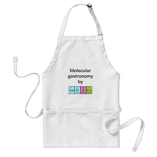 Americo periodic table name apron (Front)