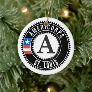 AmeriCorps St. Louis ERT Christmas Tree Ornament