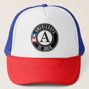 AmeriCorps St. Louis Trucker Hat - Red/Blue