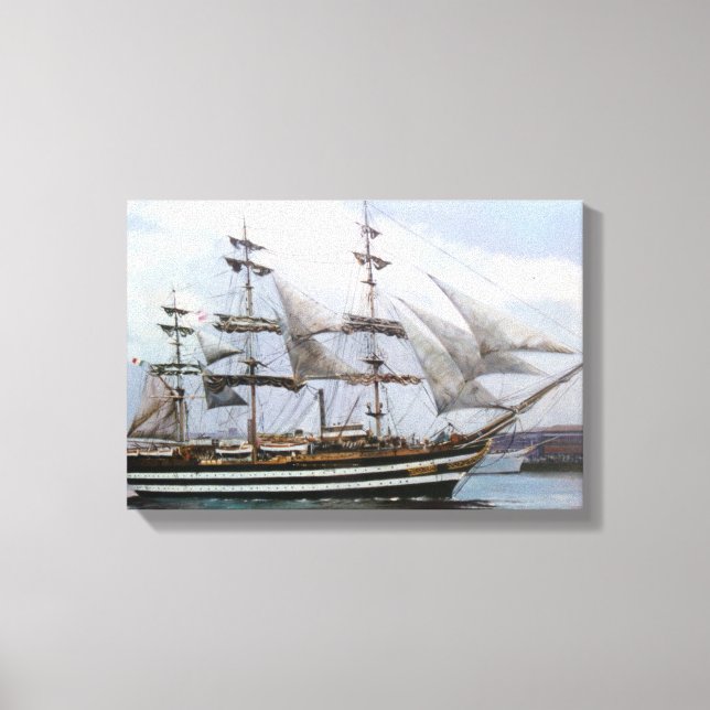 Amerigo Vespucci Canvas Print (Front)