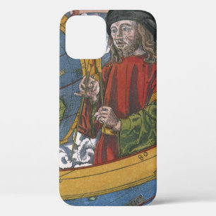 Amerigo Vespucci Explorer on a Map of the Americas iPhone 12 Case