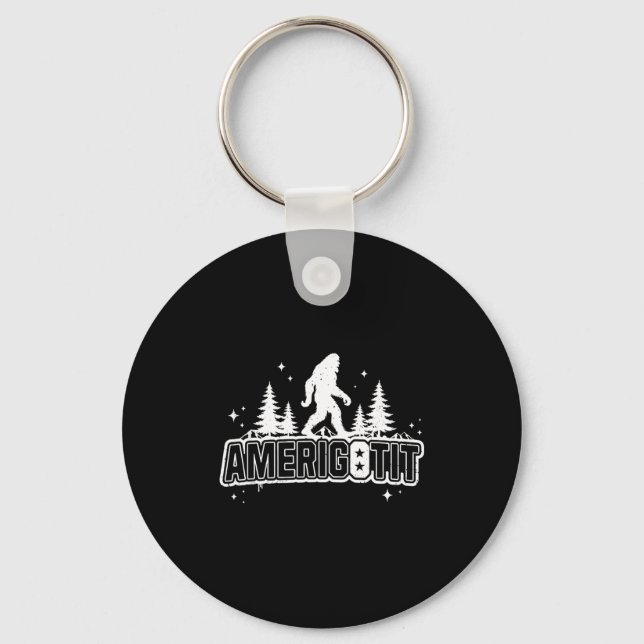 Amerigotit Funny Meme T 2025  Keychain (Front)