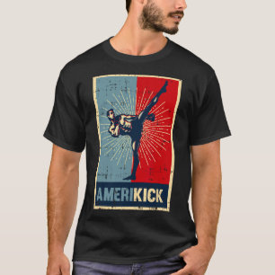 Amerikick America Kickboxing 4th Of July Awesome U T-Shirt
