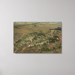 Amerindan Village. Seasonally-flooded Canvas Print