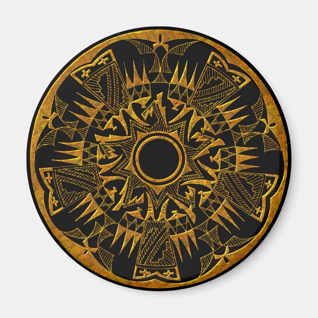 Amérindien 1 Magnet (Devant)