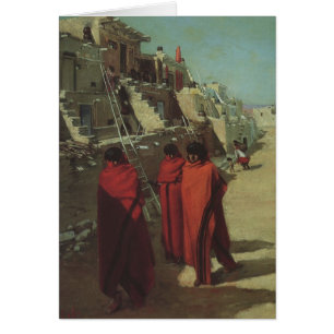 Amérindien vintage, Hopi Pueblo par Louis Akin