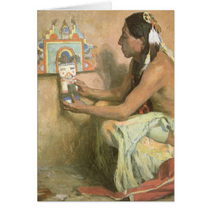 Amérindiens vintages, Hopi Katchina par Couse