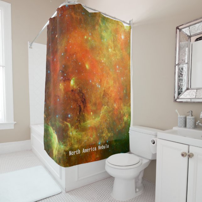 Amérique du Nord Nebula Douche rideau (En situation)