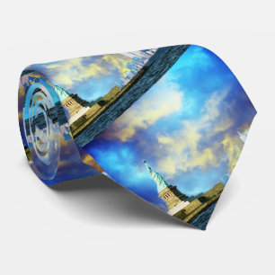 Amérique, Statue De La Liberté, Cravate