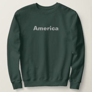 Amérique verte Sweatshirt féminine