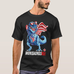 Amerisaurus Rex Independence Day T-Shirt