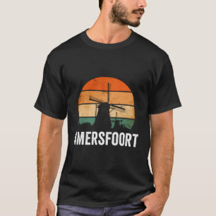 Amersfoort Windmill Netherlands Dutch Vintage Nede T-Shirt
