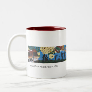 Ames C.art Mural Project 2010 Two-Tone Coffee Mug