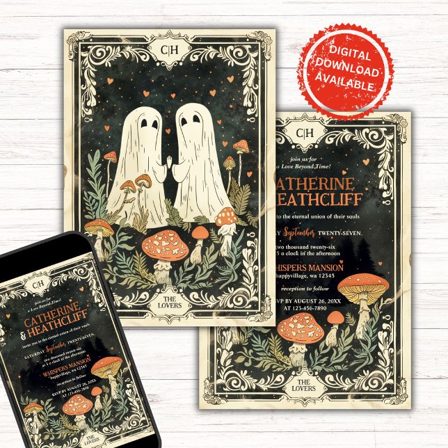 Âmes éternelles 2 | Faire-part de mariage Tarot (Créateur téléchargé)