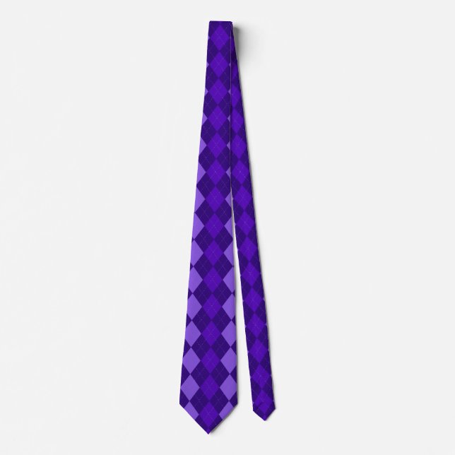 Amethyst Argyle Tie (Front)