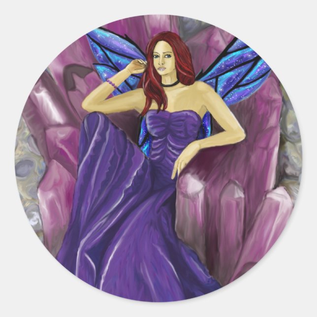 Amethyst chair Sticker (Front)