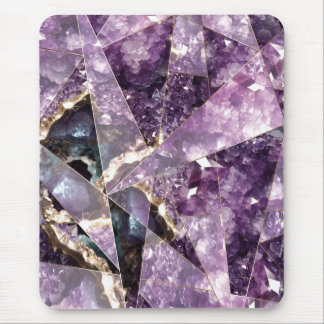 Amethyst Crystal Modern Elegant Mouse Pad