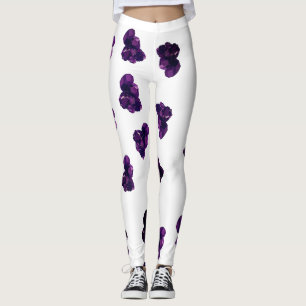 Amethyst Crystal Stone Custom Leggings