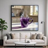 Amethyst Cup - Painterly Stylish Still Life Art