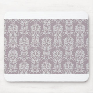 Amethyst Damask Mouse Pad